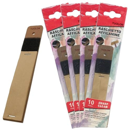 TUOLON 4 st skrapor fin slippapper slipskiva gruva pennor krita kolkritor kompasser temperera pennor papper glas skrapa blad pennvässare glas pennvässare