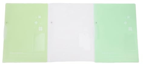 3 Pièces Couverture de Rapport avec Clip Dossier en Plastique Dossier de Rapport Swing Couverture de Rapport A4 Dossier de Fichier PP Épaissi pour Papier Format Lettre A4