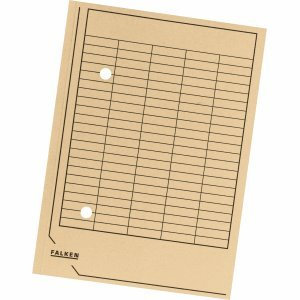 Falken 100 x Umlaufmappe A4 Karton 250g/qm beige
