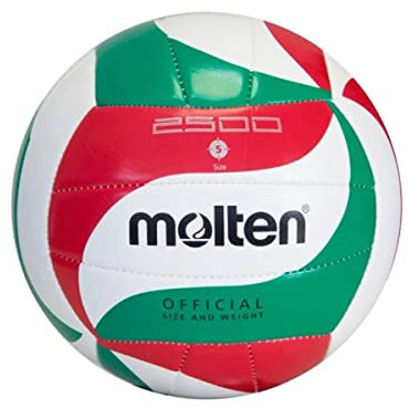 Volleyball, Hallen-Volleyball V5M2500 Molten V320w Blau Gelb 5