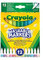 CRAYOLA - 12 Filzstifte Kinder Auswaschbar, Filzstiften mit Feiner Spitze, Waschbar, für Schule und Freizeit, Multicolor, Fasermaler Kinder, Ab 3 Jahre, 58-6671
