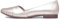 Hush Puppies Women's Marley Ballerina Ballet Flat, Gold, 4 UK