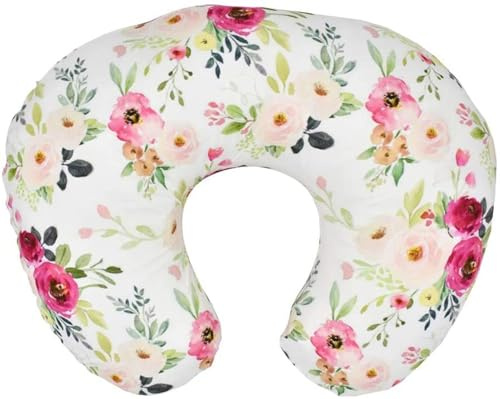 Aisawate Housse de coussin d'allaitement souple en forme de U pour bébé