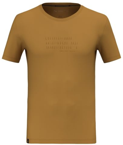 Salewa Eagle Poem Dry T-Shirt Men, Golden Brown, M