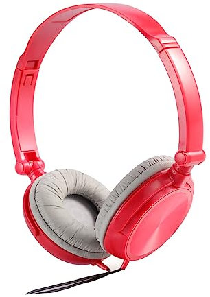 Artibetter Auriculares con Auricular con Control De Volumen Rojo Ligero Plegable para Smartphones Tabletas Color Aleatorio