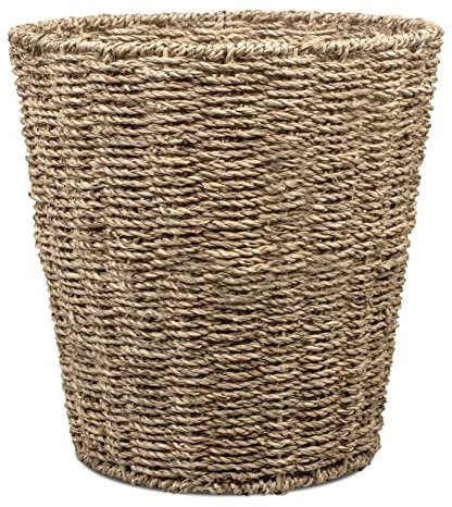 Woodluv Round Seagrass Waste Paper Bin (E01-120)