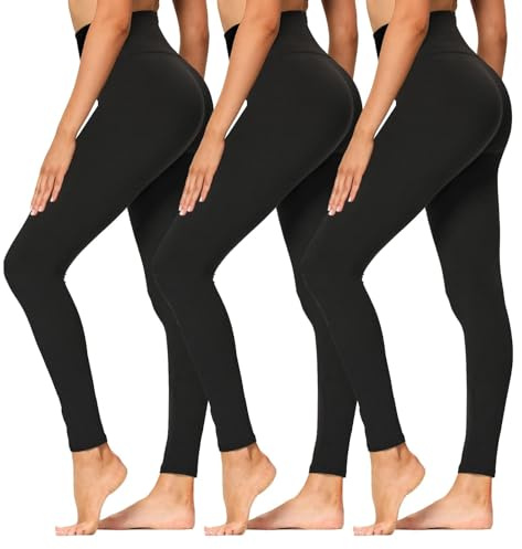 Syrinx High Waisted Leggings for Women - Soft Athletic Tummy Control Yoga Pants for Cycling Dance Tights