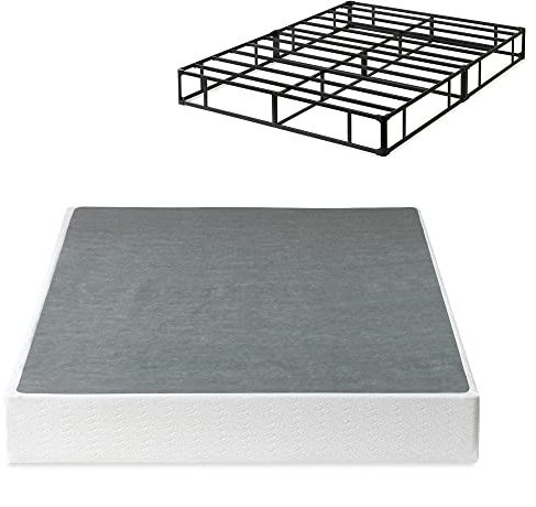 Zinus 9 Inch King Metal Smart Box Spring with Quick Assembly, Mattress Foundation, Strong Metal Frame, Easy Assembly