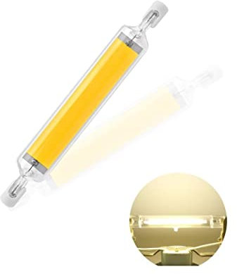 BohrenCL R7S LED Bulb 78mm, 10W Dimmable LED Bulb, 360° Beam Angle, COB Light Source, Natural White 220V