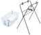 Bañera Flexi Bath de Stokke (Ocean Blue) + Soporte para recién nacido + Soporte para Bañera Flexi Bath - Ideal para niños hasta los 48 meses - Plegable, Duradera y Fácil de guardar