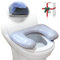 Nevife Raised Donut Pillow,Inflatable Toilet Seat Cushion,Height Adjustable Toilet Seat, PVC Commode Support Cushion for Adults,Seniors,Elderly, Disabled,Tailbone Pain Relief