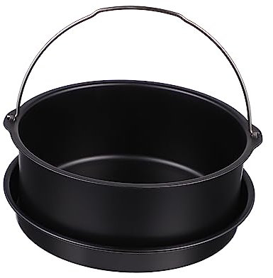 Angoily Accesorio Sustituto Freidora De Aire Rota Cesta Pizza Pasteles 6 Pulgadas