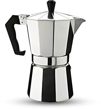 12 Cup Espresso Maker | Moka Pot for Italian Coffee Maker | Coffee Percolator Stovetop Coffee Maker for Camping or Home Use | Real Italian Espresso Maker | 600ml