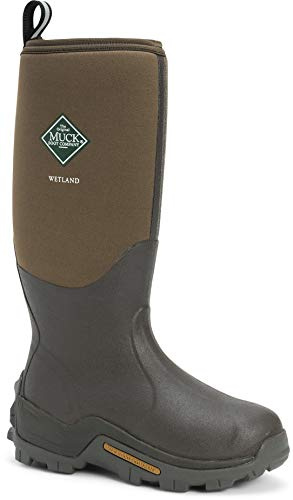 Muck Boots Wetland Hi Patterned Wellington Bark UK 4 Bark UK 4 Bark