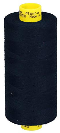 Gütermann Garn Mara 120 Allesnäher Nähgarn Polyester 1000m Nähmaschinengarn UV Beständig Dunkelblau