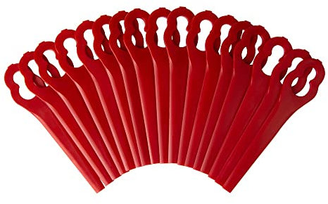 100 Stück [ PA6 ] Ersatzmesser-Set Rasentrimmer-Zubehör Kompatibel mit Rasentrimmer Einhell GE-CT 18 Li, GC-CT 18/24 Li, BG-CT 18 Li, RG-CT 18 Li, Kunststoffmesser für Einhell Akku-Rasentrimmer