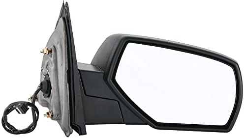 ZAPOSTS Side View Mirror Replacement Fit for 2014-2017 for Chevy Silverado 1500 for GMC Sierra 1500 Black Power Adjustment Heated Manual Folding Right Door Side Mirror