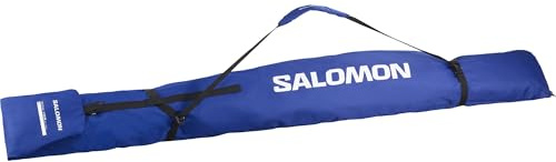 Salomon Original 1 Pair 160-210 Unisex Ski Bag, Adjustable Design, Easy Storage, and Durable Performance, Blue, One Size