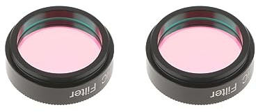 Set di 2 filtri UHC da 3,2 cm ad altissimo contrasto per ridurre l'inquinamento luminoso per telescopio