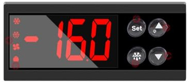 Digital Temperature Switch with Alarm Functionality and Embedded Installation for Practical Use (110v)