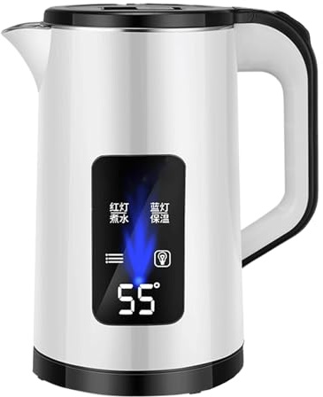 Hervidor eléctrico, Hervidor de té eléctrico, de agua eléctrica de acero inoxidable, Calentador de agua de ebullición rápida de 3L para dormitorio, cocina, reuniones familiares