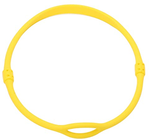 Arithmetix Regulador de Silicona para Buceo, Soporte para Collar, Accesorios de Buceo, Amarillo, 72 cm, retenedor de Boquilla Profesional, Equipo Esencial de respiración subacuática (80CM)
