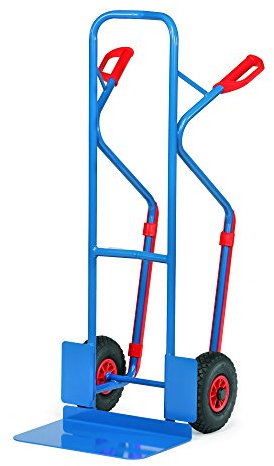 Fetra Transportgeräte mcacpcrb8 Schubkarren Räder Gummi-A11, 300 kg Belastung, 20 kg Gewicht, 580 mm Breite x 1300 mm Höhe