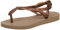 Havaianas - Luna, Sandalias Cómodas, Estilosas y Funcionales, Ajuste Seguro en Tobillo, Tiras Trenzadas y Suela Antideslizante, Mujer, Rose Gold Rose Gold, 37/38 EU