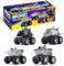 DINOBROS Hai Spielzeug ziehen zurück Autos für Jungen und Kleinkinder 4 Pack Ozean Meer Tier LKW Spielzeug Delphin Hammerhai Hai Killer Wal Playset Geschenk für 3 Jahre alt und bis