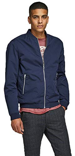 JACK & JONES Bomber Jacket Bomber Jacket Navy Blazer l Navy Blazer L