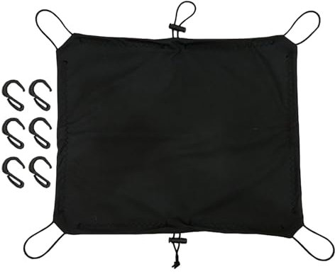 Samuliy Red de equipaje para moto, pequeña red de equipaje, cubierta impermeable para accesorios de equitación, red de carga de alto rendimiento, red de carga para camión, para transportar mochilas,