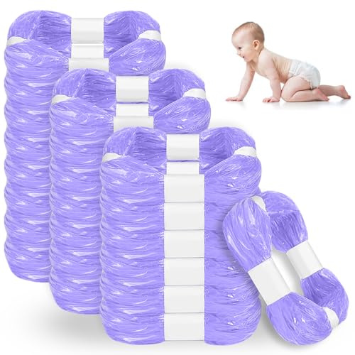 GIBOHOM 22 stycken blöjhinkar, påfyllningskassetter, blöjhink, påfyllningsfolie, luktsäker tjock, påfyllningskassetter, blöjhinkar, kompatibel med Tommee Tippee, Angelcare, LitterLocker, Spross