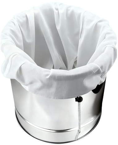 GAZIL Bolsa Gelatinas para Mermeladas, 66x56cm Filtración Reutilizable con Cierre Cordón - Malla Fina Colador para Cerveza Casera, Vino, Frutas, Leche Vegetal, Yogur, Jugo