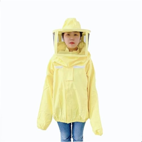Ropa de apicultura amarilla, ropa protectora transpirable, herramientas for colmenas, equipo de apicultura, suministros for apicultores.
