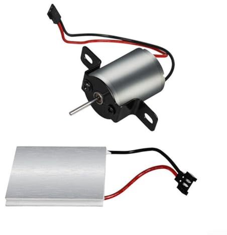 UrbanHui, Kit de reparación de motor de ventilador de chimenea, construcción de metal, duradero y estable, componente esencial del ventilador, piezas de repuesto adaptables, conveniente y práctico