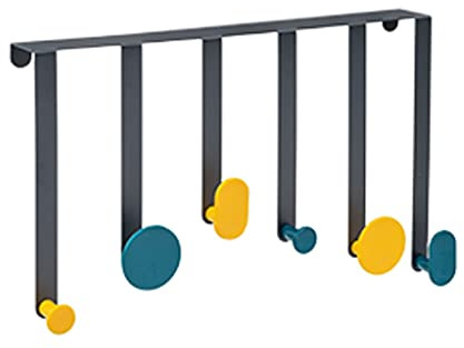 XVBGTRW Behind The Door Hook, Hanger-Free Perforated Wall Hanging, Bedroom Coat The