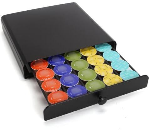 Soportes para Cápsulas de Café,Cajón de Metal Compatible con Dolce Gusto.