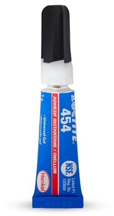 LOCTITE 454 5g Blister Flacon - Colle forte tout support, Colle plastique, extra forte tout support