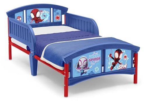 Delta Children Plastic Toddler Bed, Spidey and His Amazing Friends