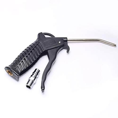 DEVMO Pistol Grip Air Compressor Blow Gun with Composite Handle Grip Extended Steel Nozzle