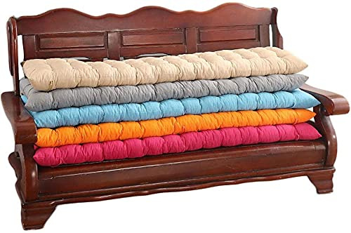 Yanman Classic - Cojín para banco de jardín al aire libre de metal o madera, cojín suave rectangular para columpio, asiento para relajarse en sillas de 2 o 3 plazas, 110x40cm