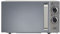 KHG Mikrowelle MW-20.1GSS mit Grill 20 L aus Metall in silber, 5 Leistungsstufen und 3 Kombinationsstufen, bis 1.200 Watt, inkl. Spiegelglastür, Grillrost/Drehteller, Auftaufunktion