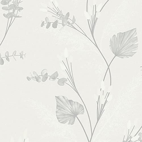 Holden Decor Opus Amarante Dove Wallpaper 36250 - Italian Pampas Grass