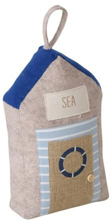Dörrstopp Baltic – Hav – text maritim, beige, blå, dörrstopp, dekorativ tung sandstoppning, dörrpåse, dörrhållare, fönsterstopp, dekoration, heminredning stopp – 1 kg