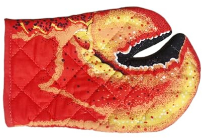 Guantes para Horno De Langosta | Manoplas De Cocina con Diseño De Garra De Gracioso - Manoplas Resistentes Al Calor con Agarre Seguro para Barbacoa Pizza Tostador Hornear
