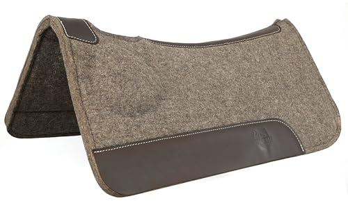 BLACK HOOF Steam Pressed Merino Wool Ortho-Padic Correction Grey Felt Pad 1 Inch Thick, 99008 Grey Correction PAD 1