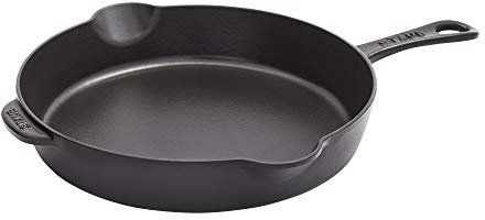 Staub Cast Iron Skillet, 11in, Matte Black