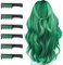Hair Chalk for Kids Girls, MSDADA Temporary Hair Color Dye for Kids Gifts for Girls Age 6 7 8 9 10-12+Colour Hairspray for Birthday St. Patrick's Day Children's Day Halloween Party Cosplay DIY(Green)