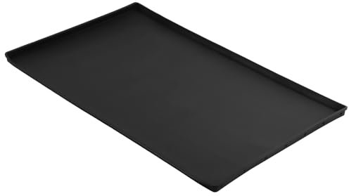 DEARBAG Silicone Mat, Coffee Machine Mat, Mixer, Silicone Non-Slip Mat for Espresso Coffee, Kitchen Robot, Bar Tamp Station Mat, 47 x 29 cm, Black