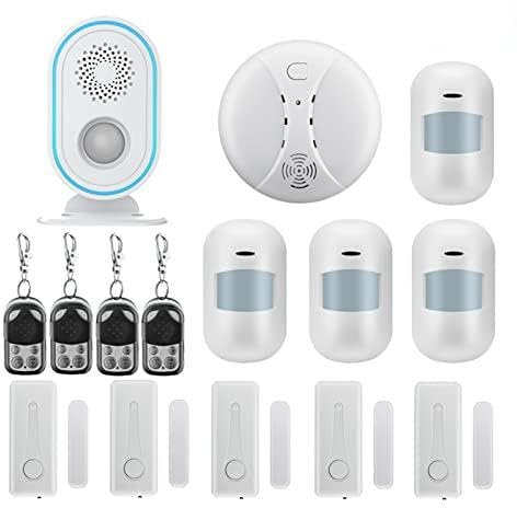 Sistema de alarma DIY de seguridad para el hogar, WIFI Control remoto inalámbrico de seguridad doméstica Pir Alerta del sistema de alarma de sensor infrarrojo Sistema de alarma antirrobo Detector de m